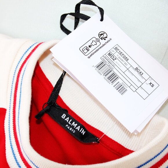 BNWT AW23 BALMAIN RETRO TSHIRT XS - Picture 8 of 11